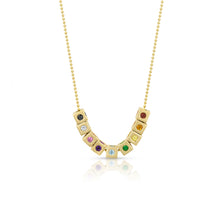 Gold Floating Rainbow Necklace,  - Katherine & Josephine