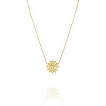 Gold Ray Star Necklace