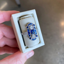 Art Deco Elongated Dinner Ring