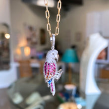 Art Deco Macaw Pendant