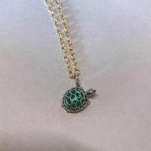 Art Deco Turtle Pendant