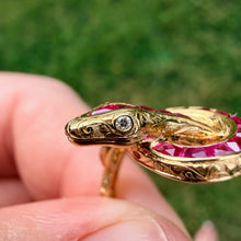 French Cut Snake Ring