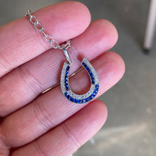 Art Deco Sapphire Large Horseshoe