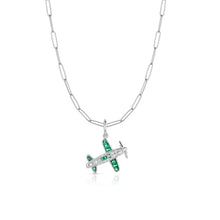 Art Deco Emerald Airplane