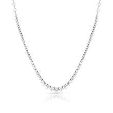 Tapered Half Riviera Necklace