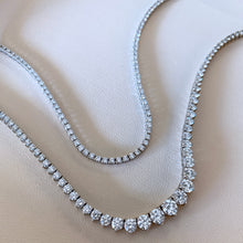 Tapered Half Riviera Necklace