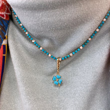 Turquoise & Diamond Riviera Necklace