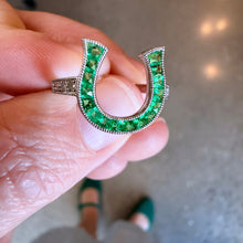 Art Deco Diamond Horseshoe Ring