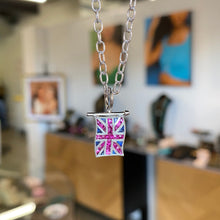 Art Deco Union Jack Flag Pendant