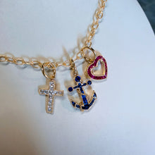 Art Deco Open Heart Pendant