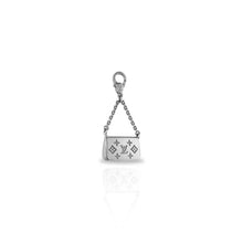 Louis Vuitton Monogram Purse Charm in 18K White