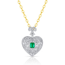 One-of-a-kind Victorian Inspired Heart Pendant