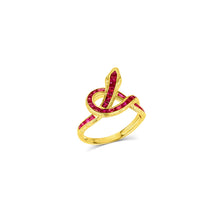 French Cut Snake Ring