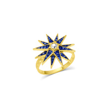 Art Deco Starburst Ring