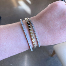 Round Brilliant Cut Bezel Tennis Bracelet