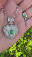 One-of-a-kind Victorian Inspired Heart Pendant