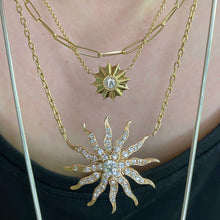 Gold Ray Burst Necklace