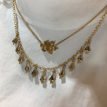 Gold Star Drop Necklace