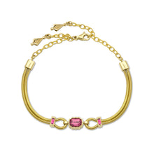 Spinel & Ruby Scallop Deco Bracelet, Jewelry - Katherine & Josephine