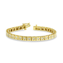 Gold Diamond Star Tennis Bracelet,  - Katherine & Josephine