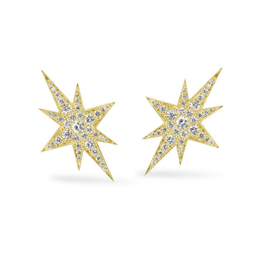 Gold Elongated Star Earrings – Katherine & Josephine
