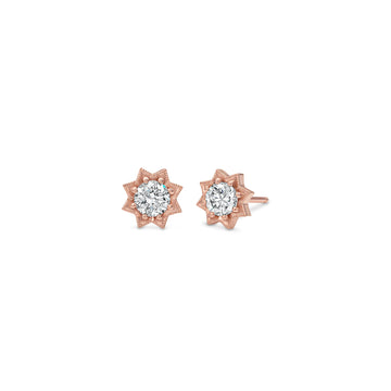 Gold Diamond Star Studs,  - Katherine & Josephine