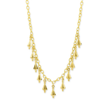 Gold Star Drop Necklace,  - Katherine & Josephine