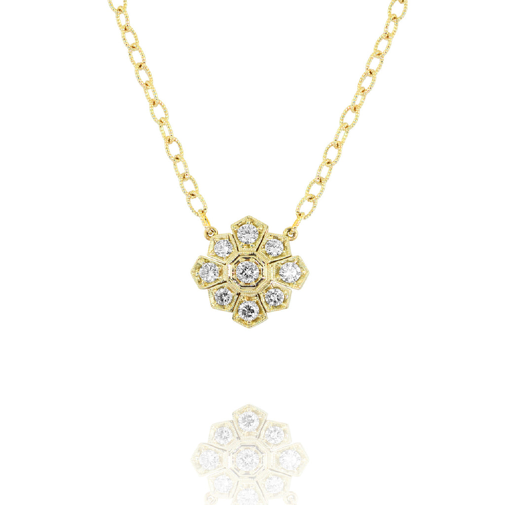 Gold Starburst Necklace – Katherine & Josephine