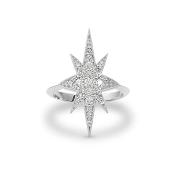 Gold Elongated Star Ring, Jewelry - Katherine & Josephine